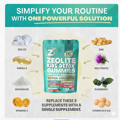 Zeolite Kids Detox Gummies - Mixed Berry