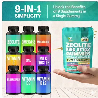 Zeolite Kids Detox Gummies - Mixed Berry