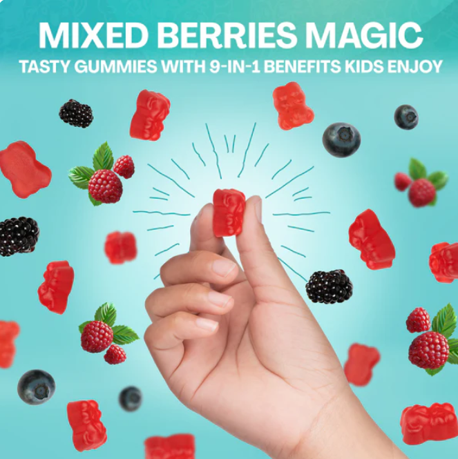 Zeolite Kids Detox Gummies - Mixed Berry